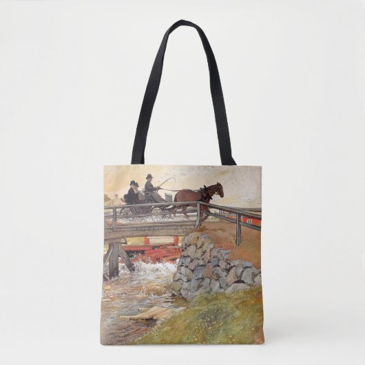 Tote Bag Carl Larsson - Le pont (Devant)