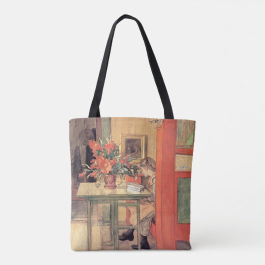 Tote Bag Carl Larsson - Lisbeth Lecture (Dos)