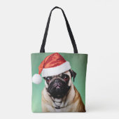 Tote Bag Carlin Chien Noël (Dos)
