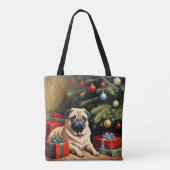 Tote Bag Carlin fête Noël (Dos)