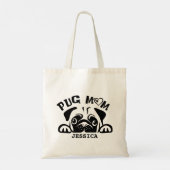 Tote Bag Carlin personnalisé maman graphique (Dos)