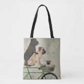Tote Bag Carlins à vélo (Devant)