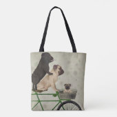 Tote Bag Carlins à vélo (Dos)