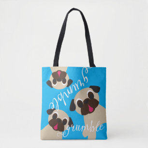 Tote Bag Carlins de faon de grognement de grognement