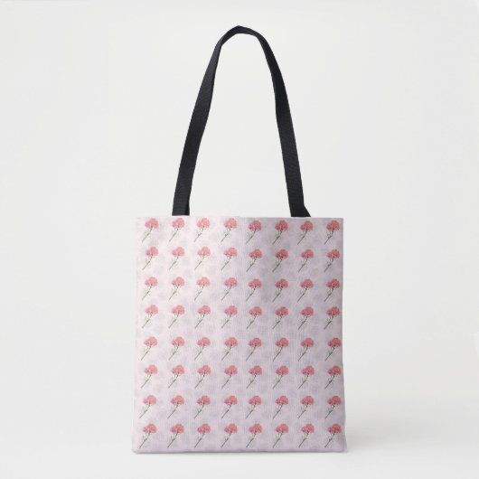 Tote Bag Carnation du ruban (Devant)