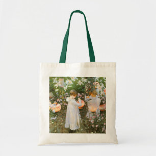 Tote Bag Carnation, Lily, Lily, Rose Par John Singer Sargen