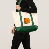 Tote Bag Carnation orange - choisir style & couleur (Devant (produit))