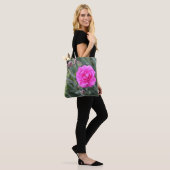 Tote Bag Carnation rose souple (Sur le modèle)
