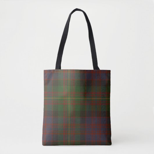 Tote Bag Carnegie Clan Tartan (Devant)
