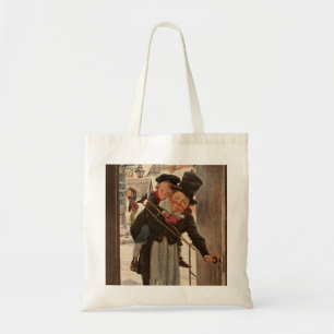 Tote Bag Carol de Noël : Tim & Mr Cratchit