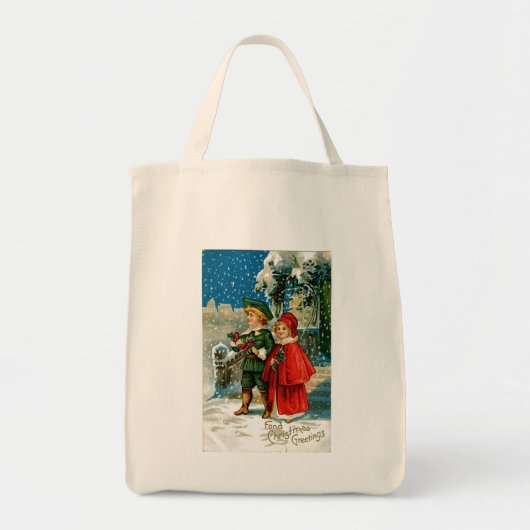Tote Bag Caroleurs de Noël (Devant)