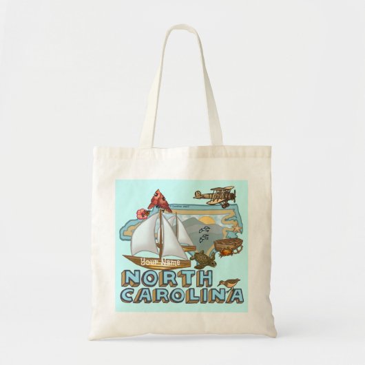 Tote Bag Caroline du Nord (Devant)