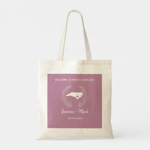 Tote Bag Caroline du Nord Destination Mariage Bienvenue Inv