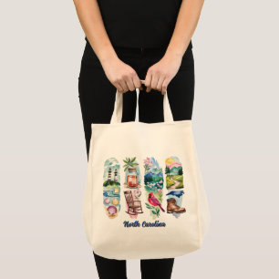 Tote Bag Caroline du Nord paysagère