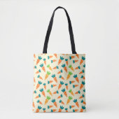 Tote Bag Carotte mignonne Motif sans couture (Devant)