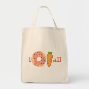 Tote Bag Carotte toute du beignet I, je ne m'inquiète pas
