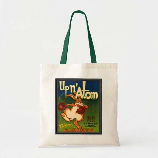 Tote Bag Carottes Vintage Ad (Devant)