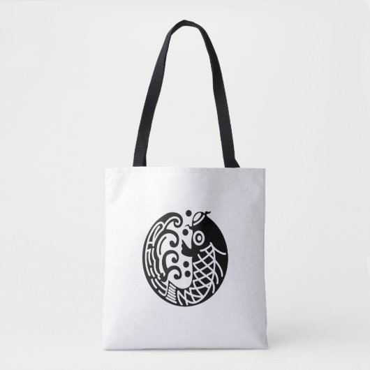 Tote Bag Carpe et onde (Devant)