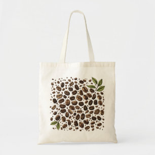 Tote Bag Carré de grains de café