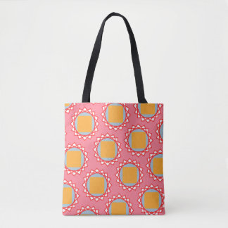 Tote Bag Carré jaune doré 