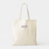 Tote Bag Carreau pourpre (Dos)