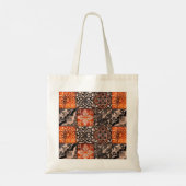 Tote Bag Carreaux de tangerine (Dos)