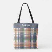 Tote Bag Carreaux moderne branché (Dos)
