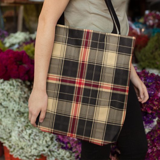 Tote Bag Carreaux noirs