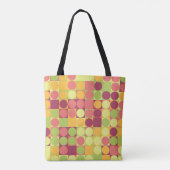 Tote Bag Carreaux Pastel Joueurs (Dos)