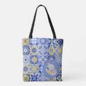 Tote Bag Carreaux portugais et sardes (Dos)