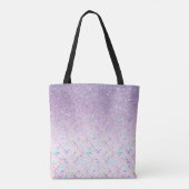 Tote Bag *~* Carrelage en marbre pastel Parties scintillant (Dos)