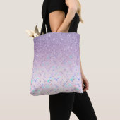 Tote Bag *~* Carrelage en marbre pastel Parties scintillant (De près)