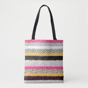 Tote Bag Carrelage en Patchwork : Conception Versatile Sans