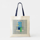 Tote Bag Carrelage portugais et balcon de fenêtre avec oise (Dos)