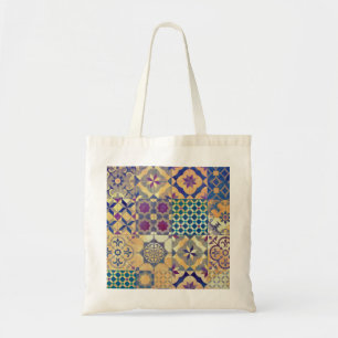 Tote Bag Carrelage traditionnel méditerranéen et égéen colo