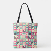 Tote Bag Carrés Abstraits 110419 (Dos)