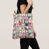 Tote Bag Carrés Abstraits 110419 (De près)