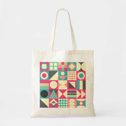 Tote Bag Carrés Abstraits 110419 (Devant)