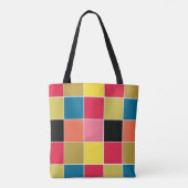 Tote Bag Carrés Rainbow Waterfall (Dos)
