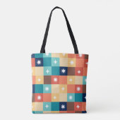 Tote Bag Carrés Rétro (Dos)