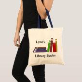 Tote Bag Cartable de bibliothèque (nom) (Devant (produit))