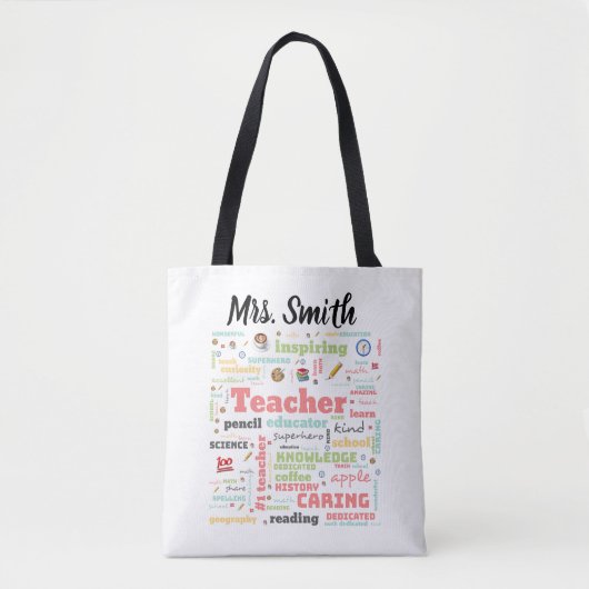 Tote Bag Cartable de professeur (Devant)