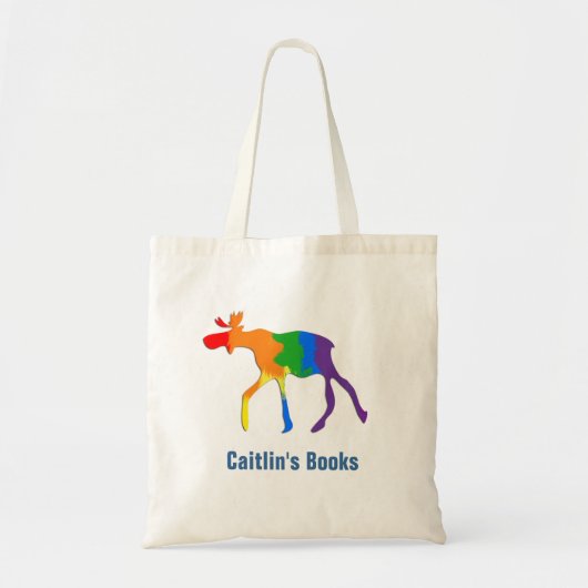 Tote Bag Cartable fait sur commande de bibliothèque (Devant)