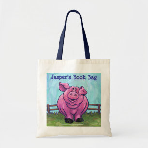Tote Bag Cartable rose mignon de porc