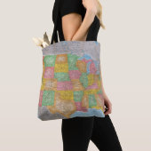 Tote Bag Carte 3 des Etats-Unis (De près)