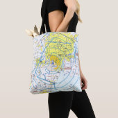 Tote Bag Carte aéronautique (De près)