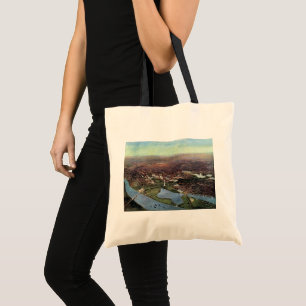 Tote Bag Carte ancienne de Washington DC et de la rivière P