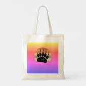 Tote Bag Carte Australie Sunny Ours Avec Sunset Rétro (Dos)