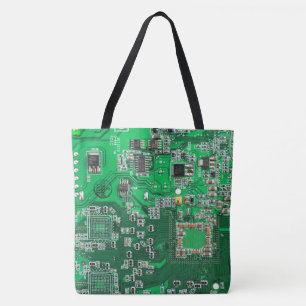 Tote Bag Carte circuit imprimé circuit vert PCB