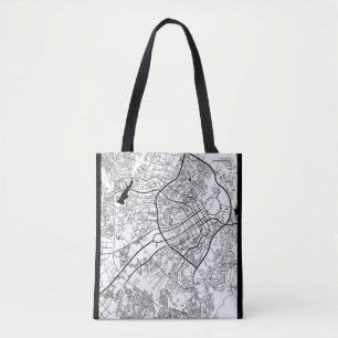 Tote Bag Carte d'Abuja Nigeria